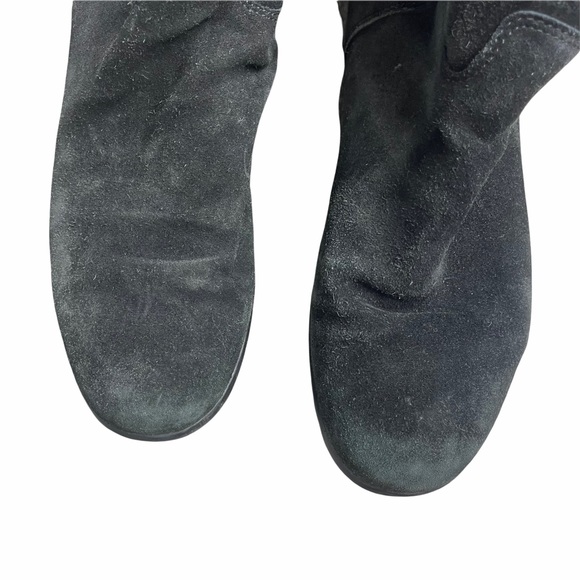 LA CANADIENNE Black Suede Over The Knee Boots 6.5 - Picture 5 of 12